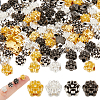 120Pcs 4 Colors Tibetan Style Alloy Beads FIND-ME0003-27-1