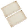 Rectangle Wood Covered with Velvet Jewelry Trinket Display Trays AJEW-WH20054-062K-01-1
