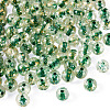 100Pcs Crackle Transparent Glass Beads GLAA-TADJ0001-12F-1