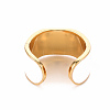 Brass Enamel Cuff Rings RJEW-S045-118-NR-3