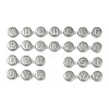 26Pcs Anti-Tarnish 304 Stainless Steel Beads STAS-L082-019-P-1