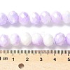 Electroplate Glass Beads Strands LAMP-S068-11A-5