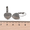 304 Stainless Steel Hoop Earrings Findings STAS-K278-09P-3
