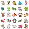 50 Pieces Cartoon Animal Graffiti Waterproof Paper Stickers STIC-R001-10-2