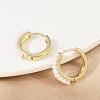 Brass ABS Imitation Pearl Hoop Earrings EJEW-M082-04G-5