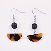 Cellulose Acetate(Resin) Dangle Earring EJEW-JE03159-02-1