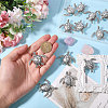 12Pcs Turtle Alloy Lapel Pinks for Backpack Clothes JEWB-CA0001-88AS-3
