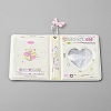 Heart Window Plastic Mini Photo Albums DIY-WH20062-42B-1