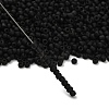 Frosted Opaque 12/0 Glass Seed Beads SEED-R029-2mm-A07-4