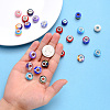 Acrylic & Resin & Polymer Clay Rhinestone European Beads FPDL-S015-04B-4