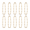 10Pcs Alloy Open Back Bezel Big Pendants PALLOY-TAG0001-01-21