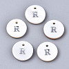 Natural Freshwater Shell Pendants SHEL-Q018-01A-R-P-1