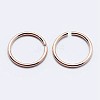 925 Sterling Silver Open Jump Rings LS-STER-F036-02RG-0.9x7mm-3