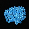 Luminous Transparent Plastic Beads KY-WH0048-20B-05-3
