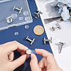 304 Stainless Steel Cuffinks STAS-UN0008-82-2