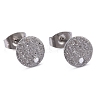 304 Stainless Steel Stud Earring Findings X-STAS-Z021-A-01P-1
