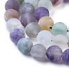 Natural Fluorite Beads Strands G-K292-01-4
