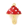 Brass Enamel Pendants KK-A266-48G-2