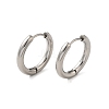 Tarnish Resistant 304 Stainless Steel Hoop Earrings EJEW-P177-P-22-1