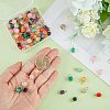 SUPERFINDINGS 100Pcs 5 Colors Natural Agate Pendants FIND-FH0005-15-3