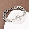 304 Stainless Steel Link Bracelets LS-BJEW-D379-19P-1