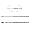 Handmade 304 Stainless Steel Bar Link Chains CHS-G025-13P-2