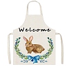 Easter Theme Polyester Sleeveless Apron PW-WG75993-12-1