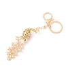 Alloy Rhinestone Keychain PW-WG42533-02-2