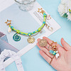 2Pcs Star & Shell Shape 304 Stainless Steel Bag Extender Chains & Pendant Decorations HJEW-OC00342-3