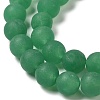Natural Dyed White Jade Beads Strands G-M402-B01-03-3
