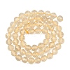 Natural Lemon Quartz(Heated) Beads Strands GG-NH0007-A01-01-3