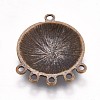 Tibetan Style Alloy Chandelier Components Links TIBE-MSMC008-02AB-3