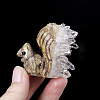 Natural Quartz Crystal Squirrel Display Decorations PW-WGB5C26-01-3