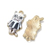 Printed Alloy Pendants ENAM-K076-36G-07-2