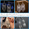 96Pcs 12 Styles Alloy Hollow Chandelier Component Links FIND-PH0061-70-5