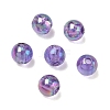 Eco-Friendly Transparent Acrylic Beads PL732-10-2