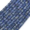 Frosted Natural Blue Spot Jasper Beads Strands G-K389-C05-01-1