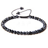 Adjustable women's Snowflake Obsidian Beaded bracelet CN3407-42-1