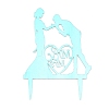 Valentine's Day DIY Acrylic Cake Card Decoration AJEW-WH0248-12A-2