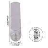 Iron Metal Stamps AJEW-BC0005-56B-2