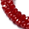 Baking Painted Imitation Jade Glass Bead Strands DGLA-A034-J8MM-A29-4