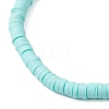 5Pcs 5 Styles Handmade Polymer Clay & Glass Stretch Bracelets BJEW-JB10971-03-5