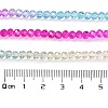 Transparent Painted Glass Beads Strands LS-DGLA-A034-T4mm-A14-3