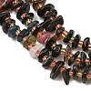 Natural Multicolor Tourmaline Beads Strands GG-CBA3A44-B13-01-3