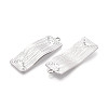 Rack Plating Textured Alloy Pendants PALLOY-T095-17P-2