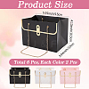 6 Sets 3 Colors Paper Storage Tote Bags ABAG-CP0001-33-2