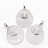 Natural Quartz Crystal Pendants G-F573-C13-1