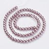 Eco-Friendly Glass Pearl Beads Strands HY-A008-10mm-RB085-2