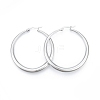 201 Stainless Steel Big Hoop Earrings for Women EJEW-N052-04C-01-1