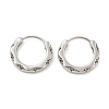 316 Surgical Stainless Steel Hoop Earrings EJEW-D096-12AS-01-1